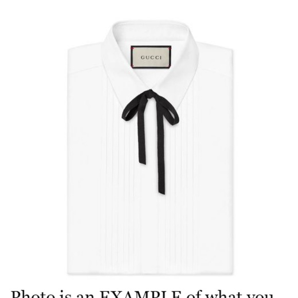 GUCCI Black Grosgrain RIBBON Made in ITALY NEW - Picture 7 of 8